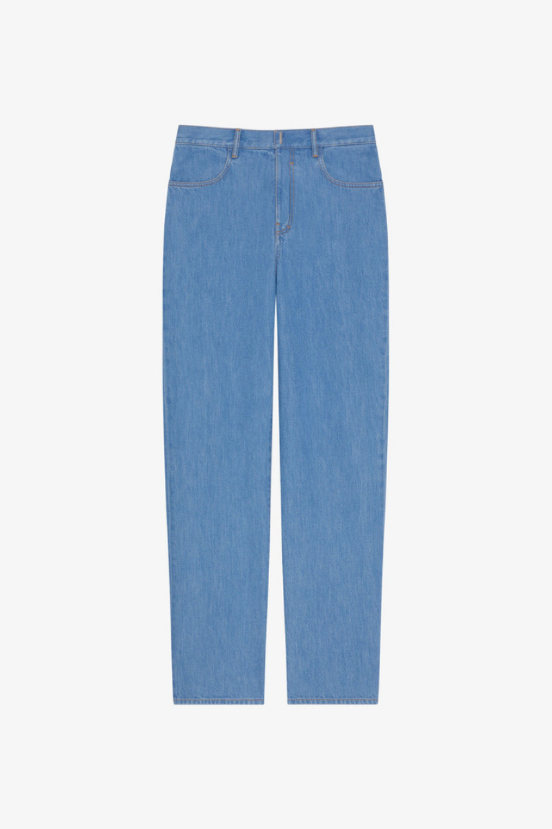 Givenchy Round Regular Fit 5 Pockets Denim_Light Blue