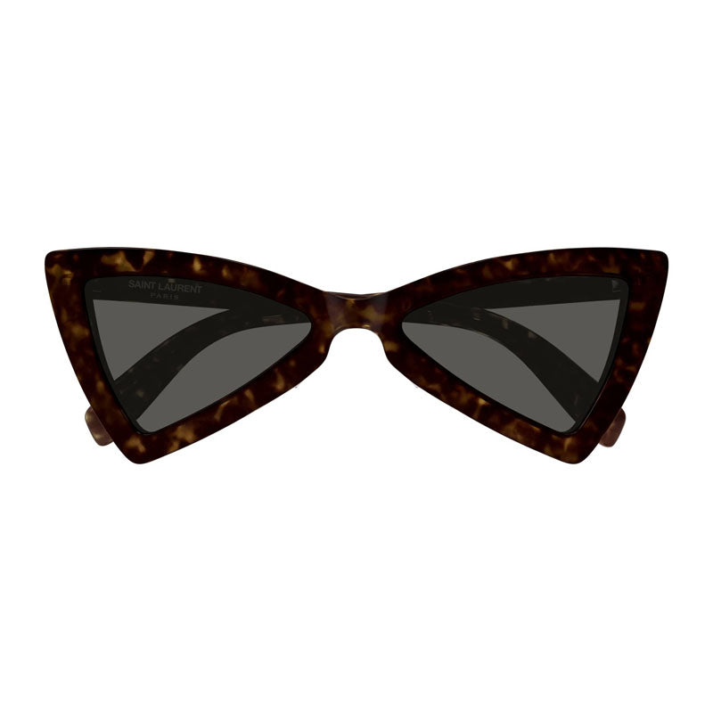 Saint Laurent Sunglasses Cat Eye Full Rim, Dark Havana Frame and Grey Lens SL207JERRY006