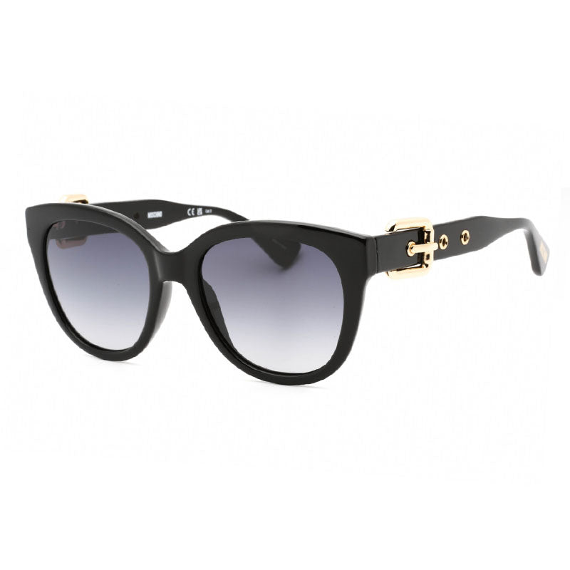 Moschino Sunglasses Square Full Rim, Black Frame and Dark Grey Gradient Lens MOS143/S08079O
