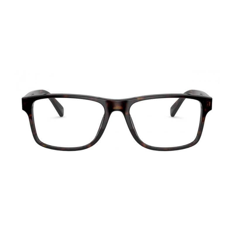 Polo Ralph Lauren Eyeglasses Rectangle Full Rim, Black Frame and Clear Demo Lenses Lens PH22235001
