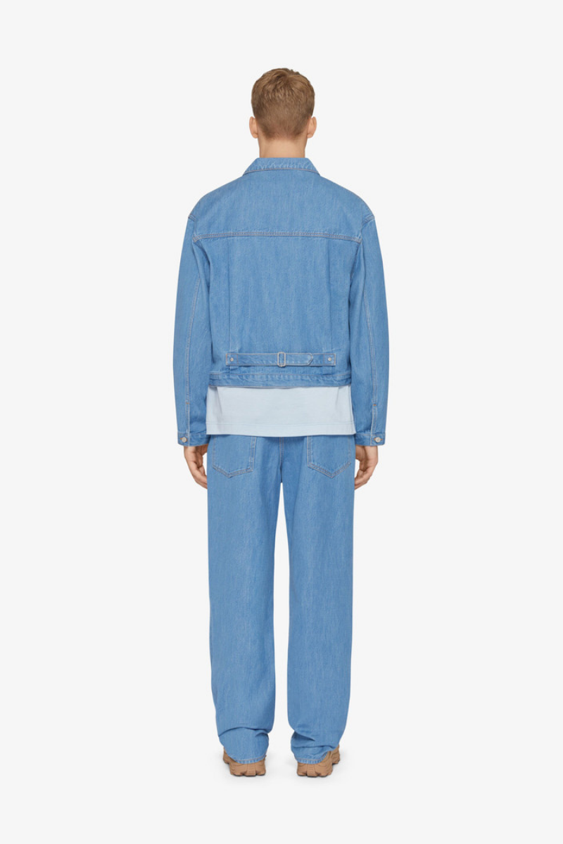 Givenchy Round Regular Fit 5 Pockets Denim_Light Blue
