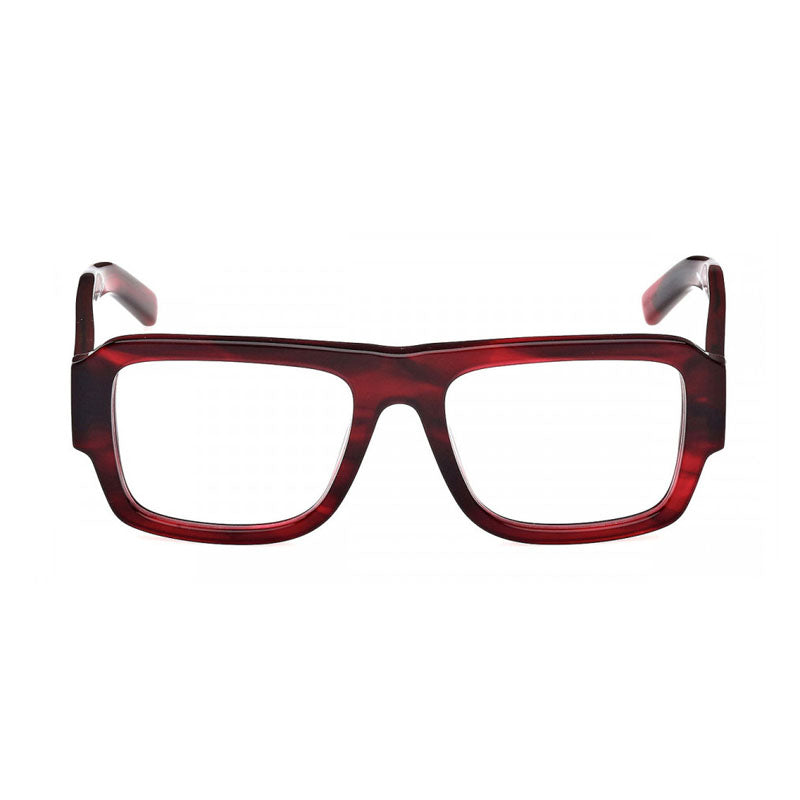 Mcm Eyeglasses Square Full Rim, Red Frame and Clear Demo Lenses Lens MW5002068