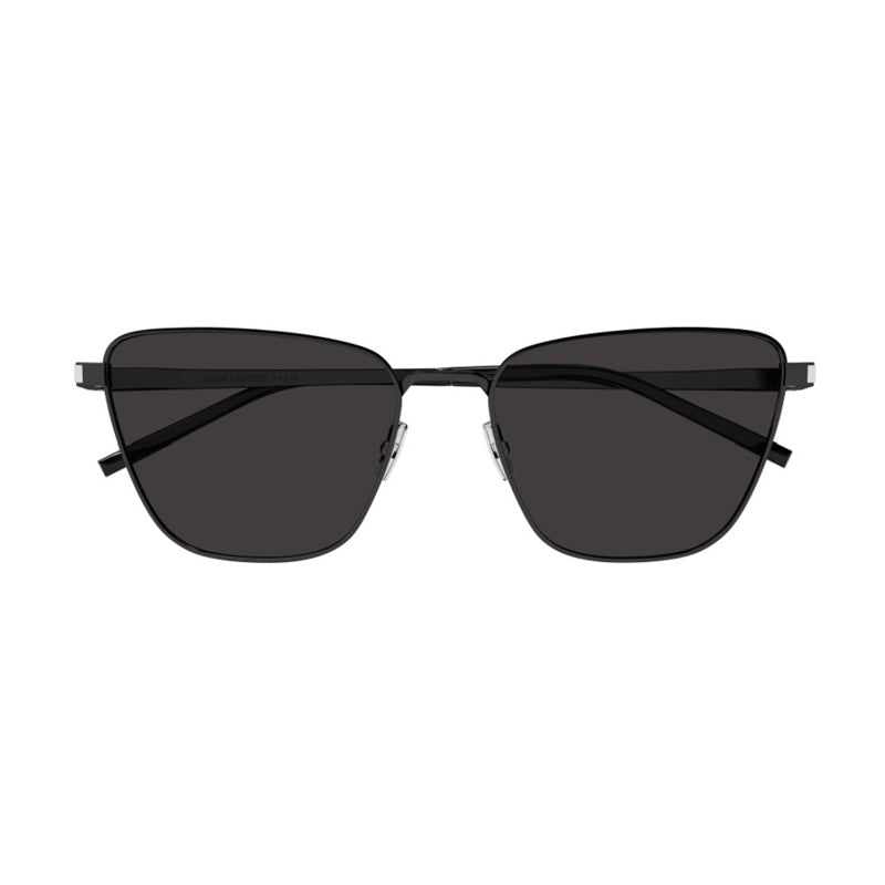 Saint Laurent Sunglasses Cat Eye Full Rim, Black Frame and Grey Lens SL551001