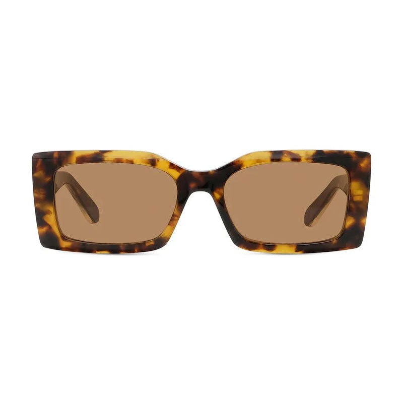 Stella McCartney Sunglasses Rectangle Full Rim, Havana Frame and Brown Lens SC40065I53E
