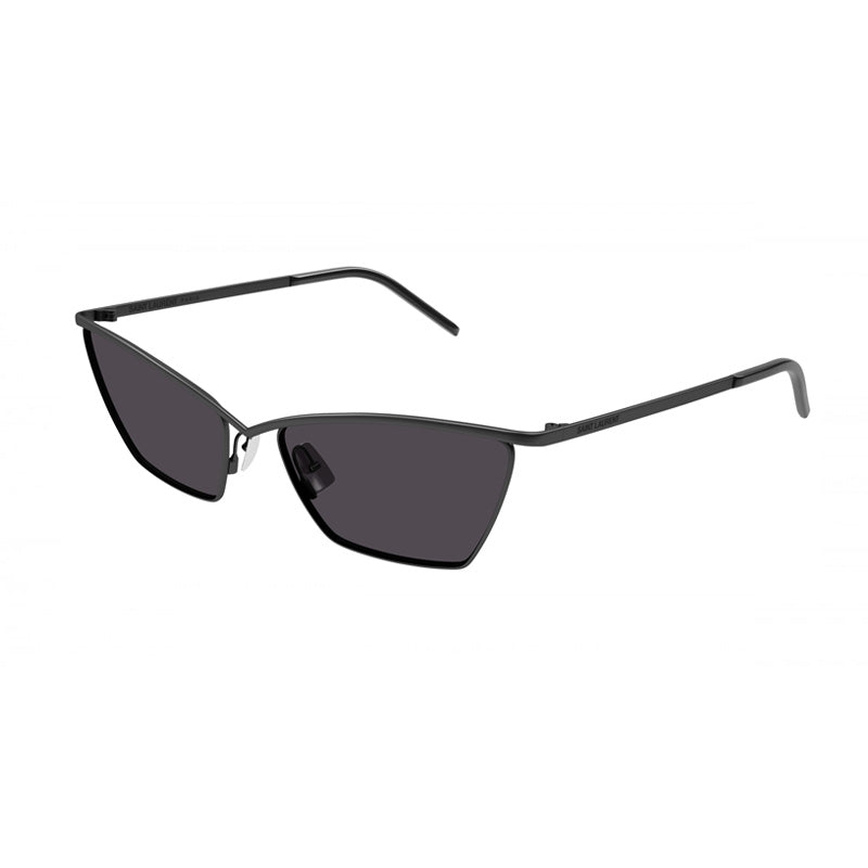 Saint Laurent Sunglasses Cat Eye Full Rim, Black Frame and Black Lens SL637001