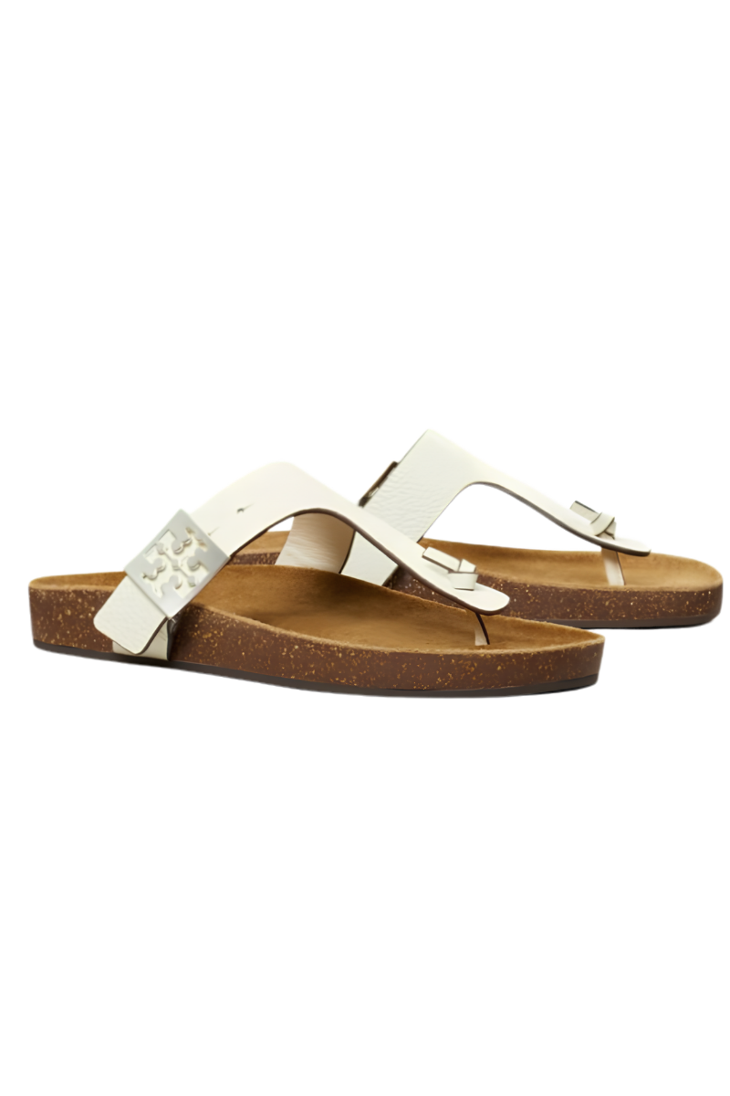 Tory Burch Mellow Thong Sandal Blanc/light Oak 155186100