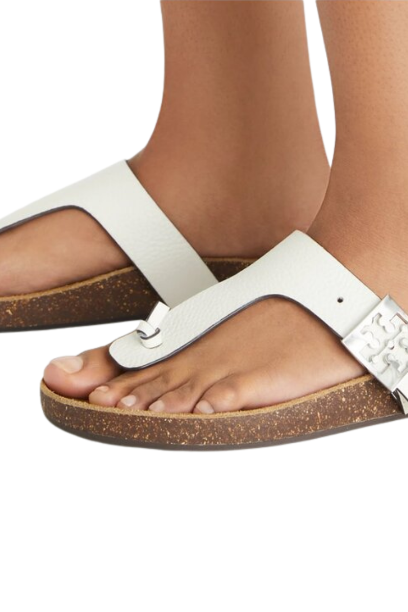 Tory Burch Mellow Thong Sandal Blanc/light Oak 155186100