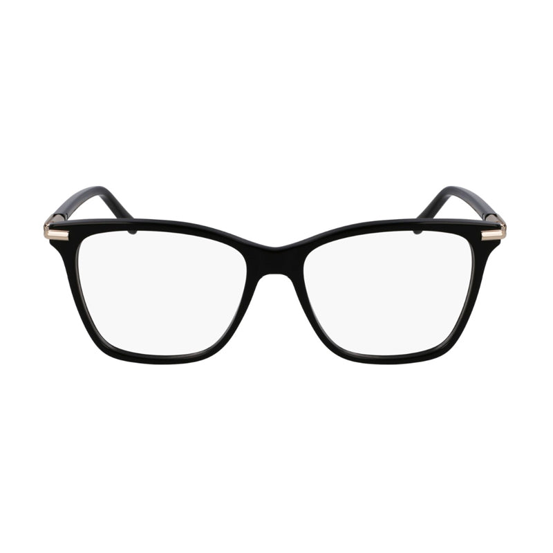 Ferragamo Salvatore Ferragamo Eyeglasses Square Full Rim, Black Frame and Clear Demo Lens Lens SF3013001