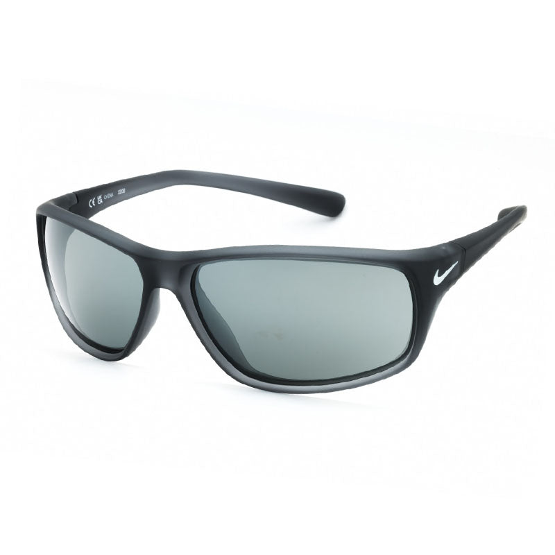 Nike Sunglasses Rectangle Full Rim, Matte Antracite Frame and Silver Lens ADRENALINEFQ4602010