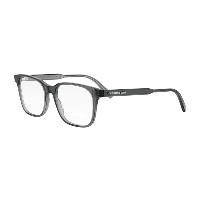 Dior Eyeglasses Square Full Rim, Grey Frame and Clear Demo Lens Lens DIORBOTANICAOS1I4500