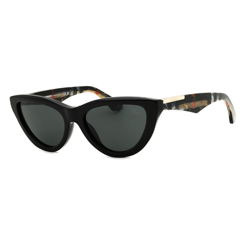 Burberry Sunglasses Cat Eye Full Rim, Black Frame and Dark Grey Lens BE4436U418887