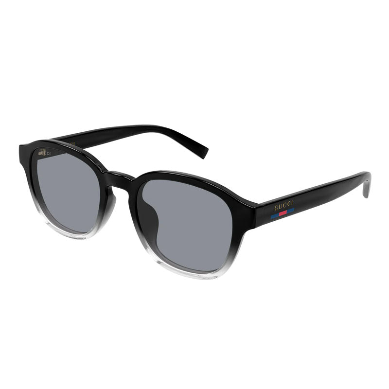 Gucci Sunglasses Square Full Rim, Black Gradient Frame and Grey Lens GG2109SK003