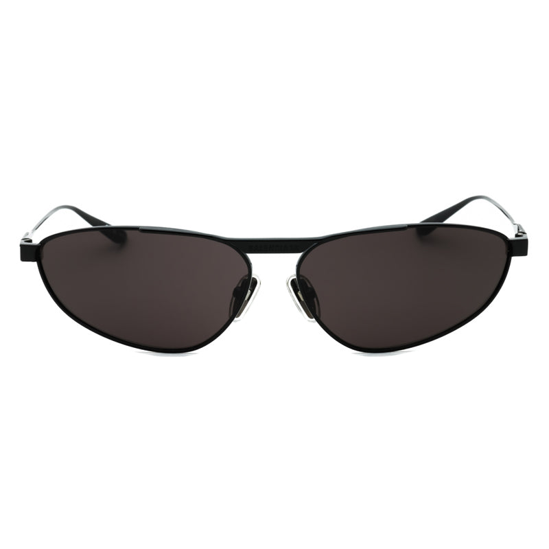 Balenciaga Sunglasses Cat Eye Full Rim, Black Frame and Grey Lens BB0417S001