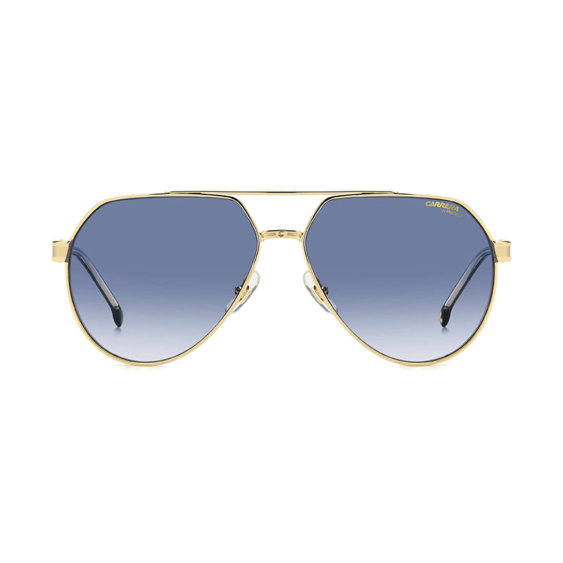 Carrera Sunglasses Aviator Full Rim, Gold Frame and Blue Gradient Lens CARRERA1067/S0J5G08
