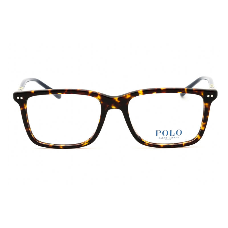 Polo Ralph Lauren Eyeglasses Rectangle Full Rim, Tortoise Frame and Clear Demo Lenses Lens PH2287F5003