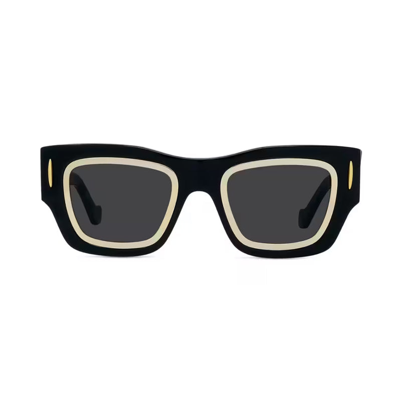 Loewe Sunglasses Square Full Rim, Black Frame and Grey Lens LW40168I01A