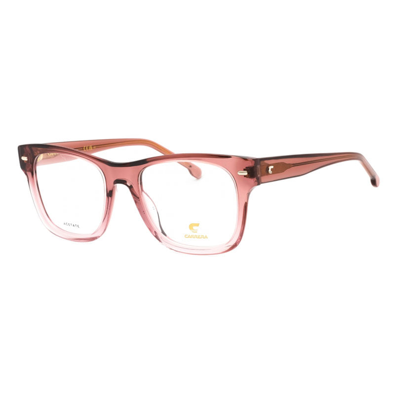 Carrera Eyeglasses Square Full Rim, Nude Beige Frame and Clear Demo Lenses Lens CARRERA30210DLN00
