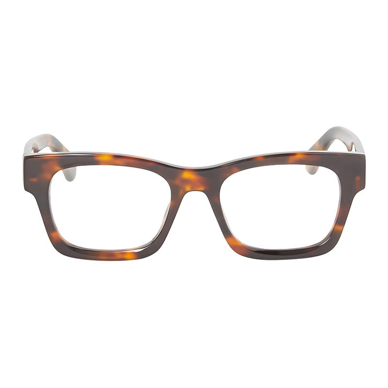 Off-White Eyeglasses Square Full Rim, Havana Frame and Clear Demo Lens Lens OERJ078STYLE786000