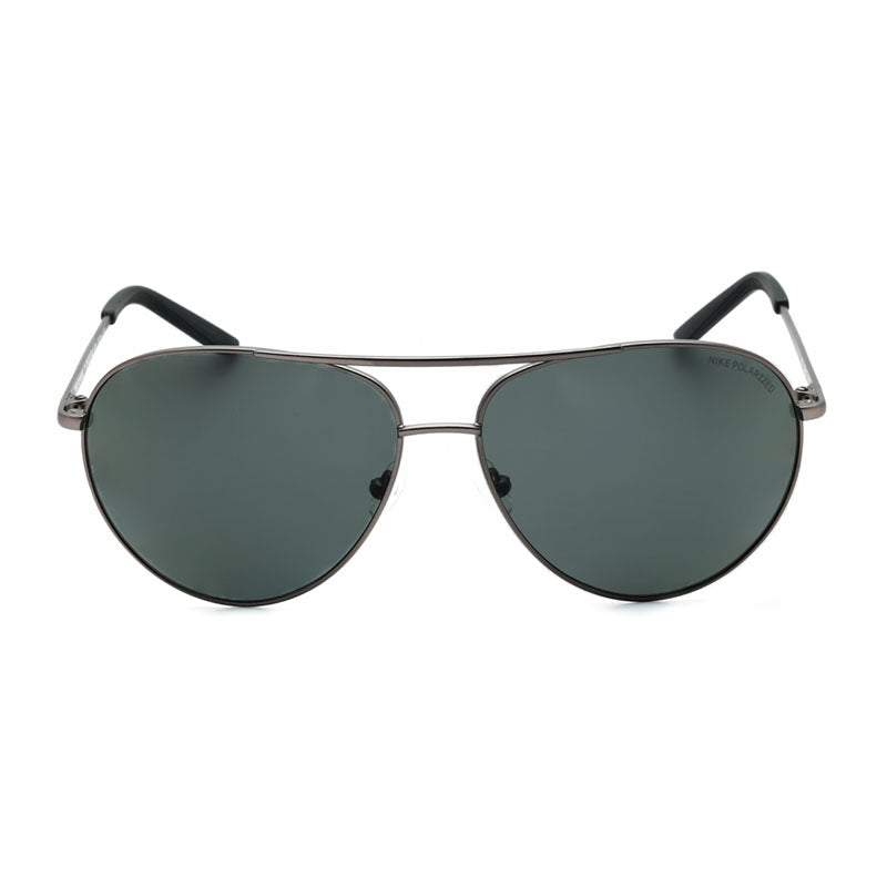 Nike Sunglasses Aviator Full Rim, Satin Gunmetal Frame and Polarized Grey Lens NIKECHANCEPDM1017900