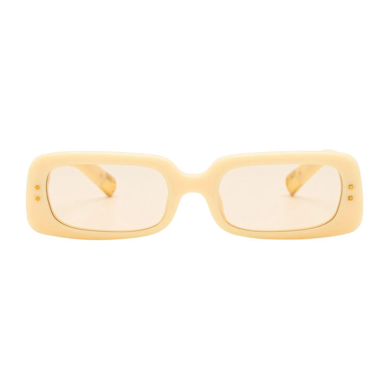 Jacquemus Sunglasses Rectangle Full Rim, Pear Frame and Peach Lens JAC/47C3
