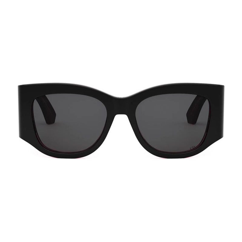 Dior Sunglasses Square Full Rim, Shiny Black Frame and Smoke Lens DIORNUITS1I16A0