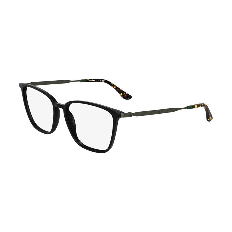 Lacoste Eyeglasses Square Full Rim, Black Frame and Clear Demo Lens Lens L2984N001