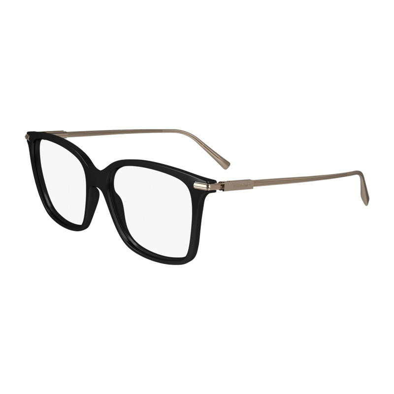 Ferragamo Salvatore Ferragamo Eyeglasses Square Full Rim, Black Frame and Clear Demo Lenses Lens SF2992001