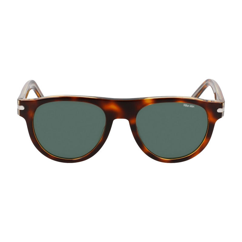 Nike Sunglasses Round Full Rim, Havana Frame and Green Lens CRESCENTIIIEV24019298