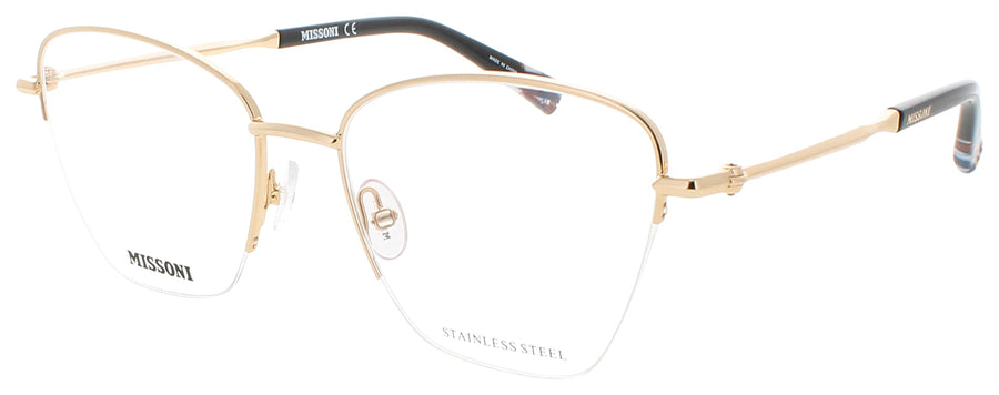 Missoni Optical Glasses Rose Gold