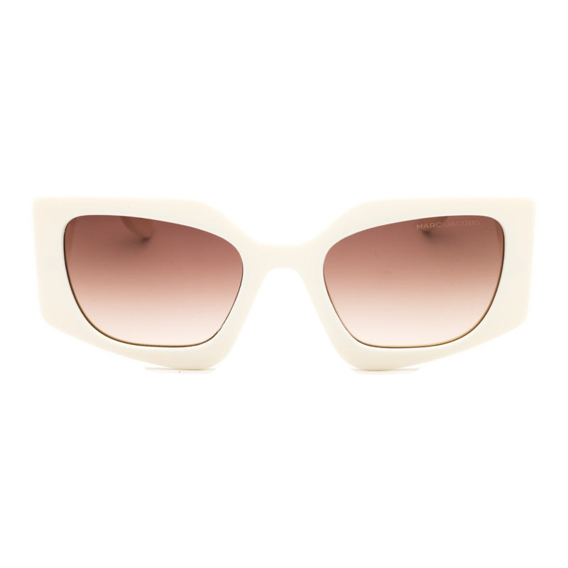 Marc Jacobs Sunglasses Cat Eye Full Rim, Ivory Frame and Brown Gradient Lens MARC774/S0SZJHA