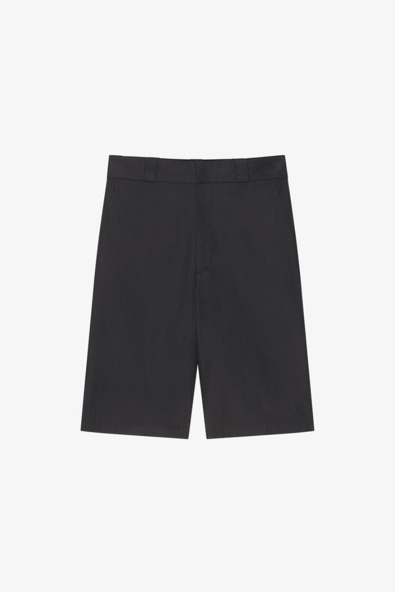 Givenchy Chino Base Shorts With Leg Pocket_Black