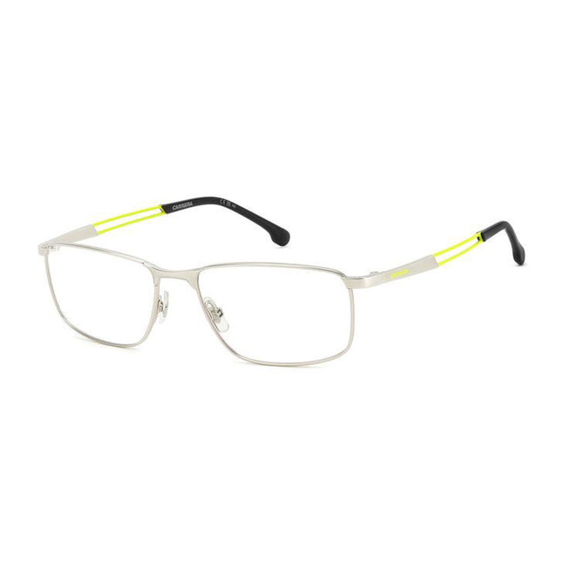 Carrera Eyeglasses Rectangle Full Rim, Matte Palladium Frame and Clear Demo Lenses Lens CARRERA8900041300