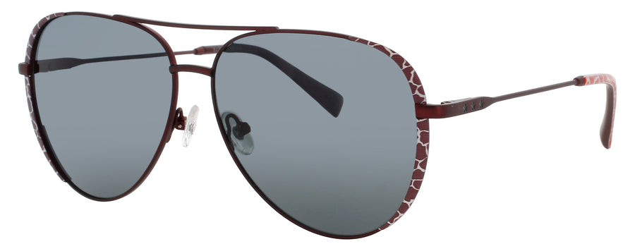 Elton John Sunglasses Burgundy