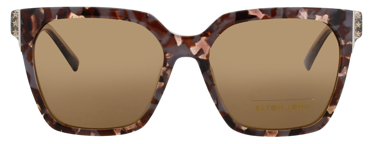 Elton John Sunglasses Brown