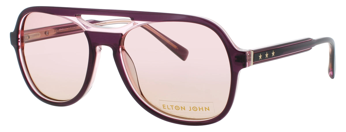 Elton John Sunglasses Purple