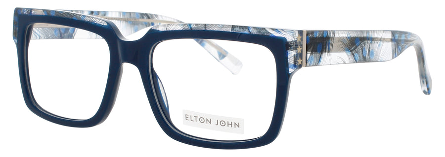 Elton John Optical Glasses Navy