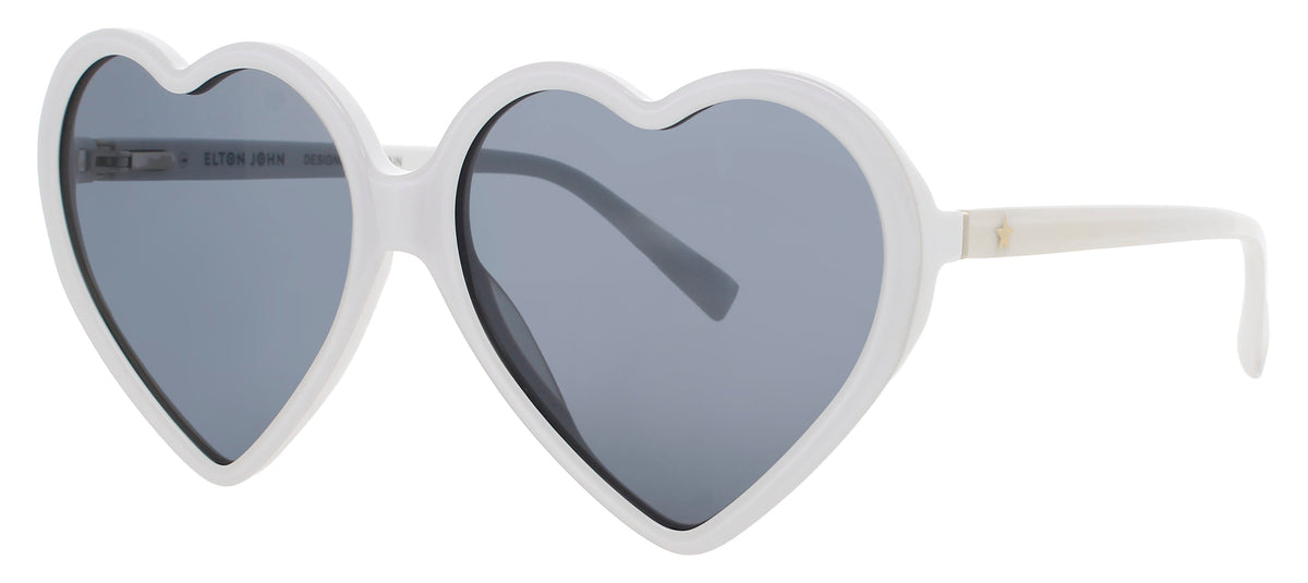 Elton John Sunglasses White