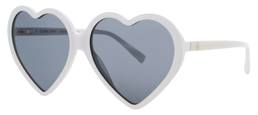 Elton John Sunglasses White