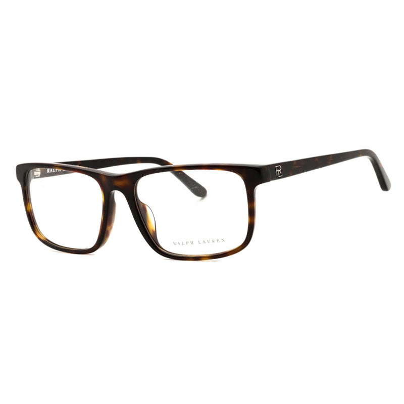 Ralph Lauren Eyeglasses Rectangle Full Rim, Dark Tortoise Frame and Clear Demo Lenses Lens RL6225U5003