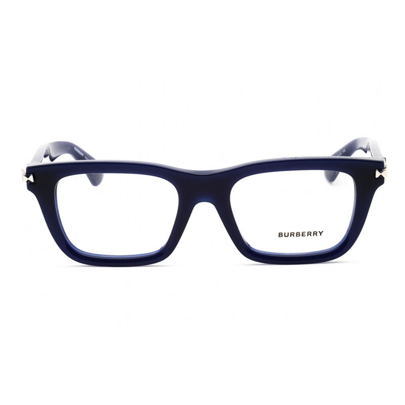 Burberry Eyeglasses Rectangle Full Rim, Blue Frame and Clear Demo Lenses Lens BE24194120