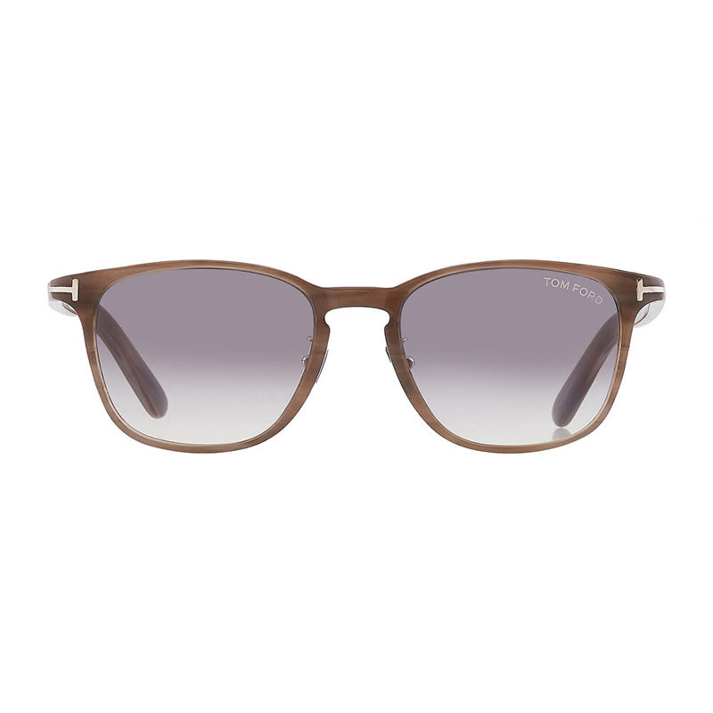 Tom Ford Sunglasses Square Full Rim, Khaki Frame and Smoke Gradient Lens FT1048-D20B