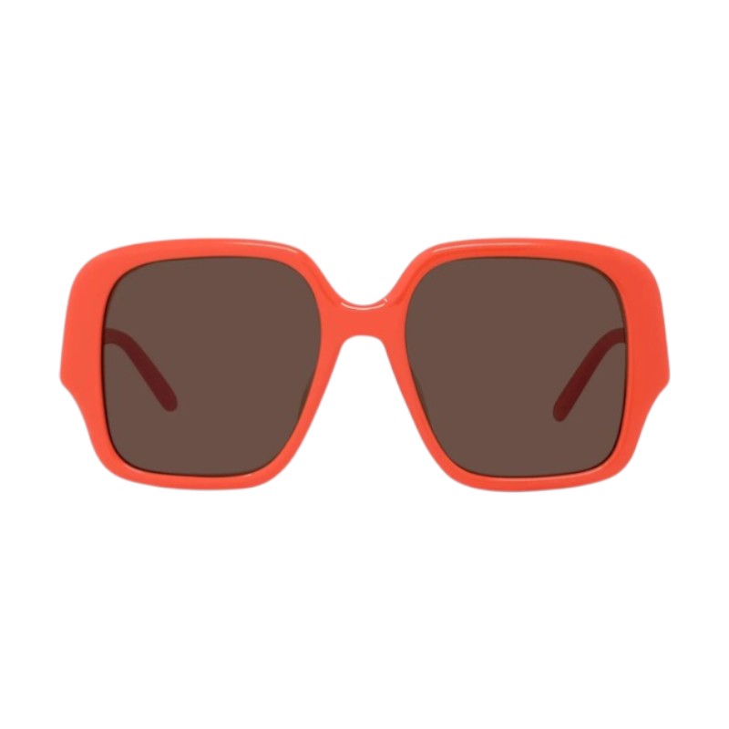 Loewe Sunglasses Square Full Rim, Orange Frame and Brown Lens LW40134U42E