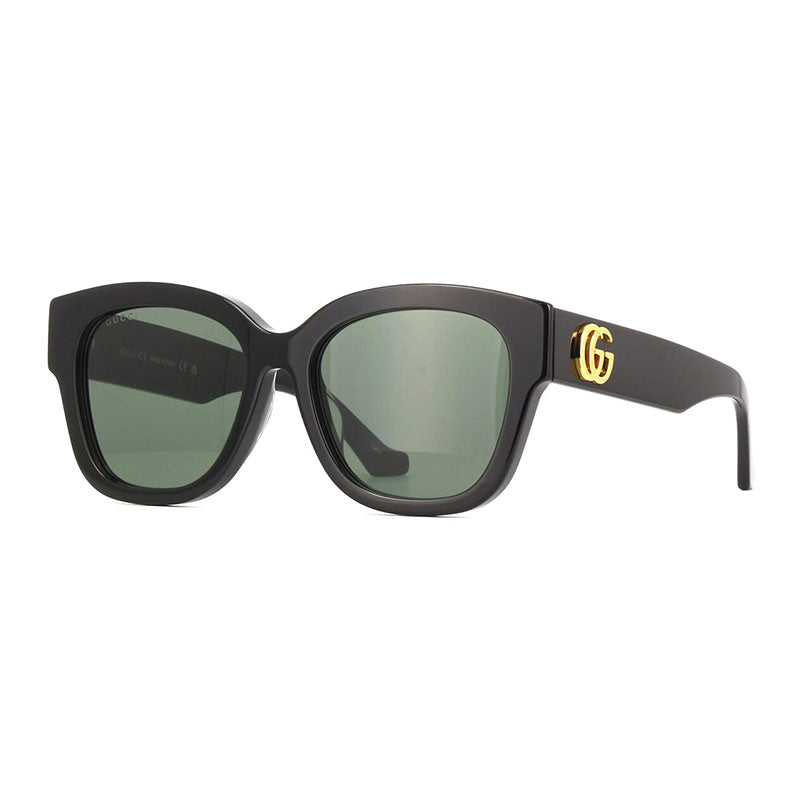 Gucci Sunglasses Round Full Rim, Black Frame and Grey Lens GG1550SK001