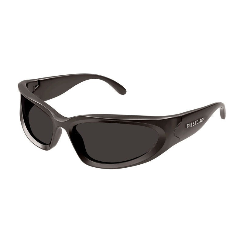 Balenciaga Sunglasses Cat Eye Full Rim, Grey Frame and Grey Lens BB0157S008