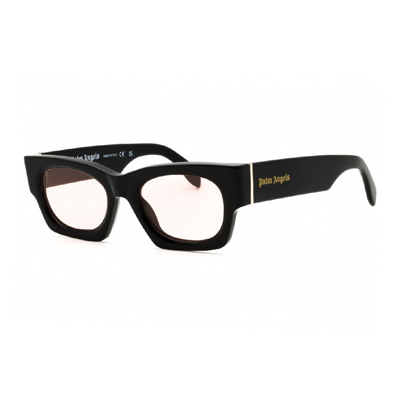 Palm Angels Sunglasses Rectangle Full Rim, Black Frame and Cameo Lens PERI089BODIE1021