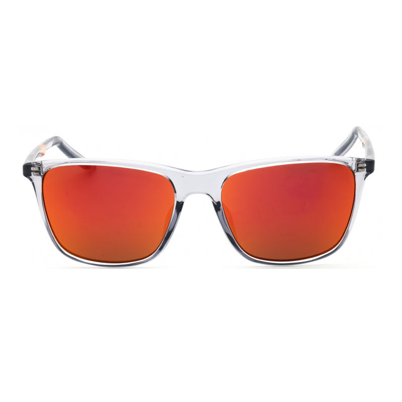 Nike Sunglasses Square Full Rim, Wolf Grey Frame and Orange Mirror Lens STATEMDV2291012