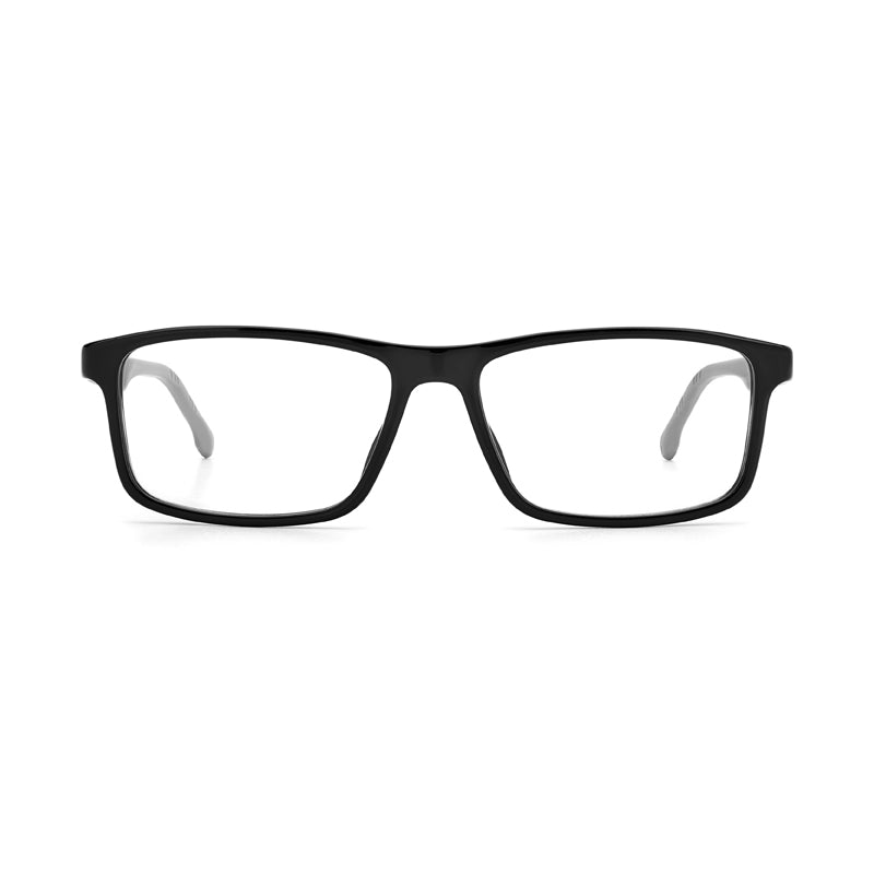 Carrera Eyeglasses Rectangle Full Rim, Black Frame and Clear Demo Lenses Lens CARRERA8865080700