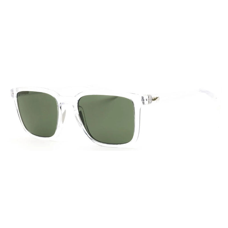 Nike Sunglasses Square Full Rim, Clear Frame and Green Lens NIKECIRCUITNIU3331X976
