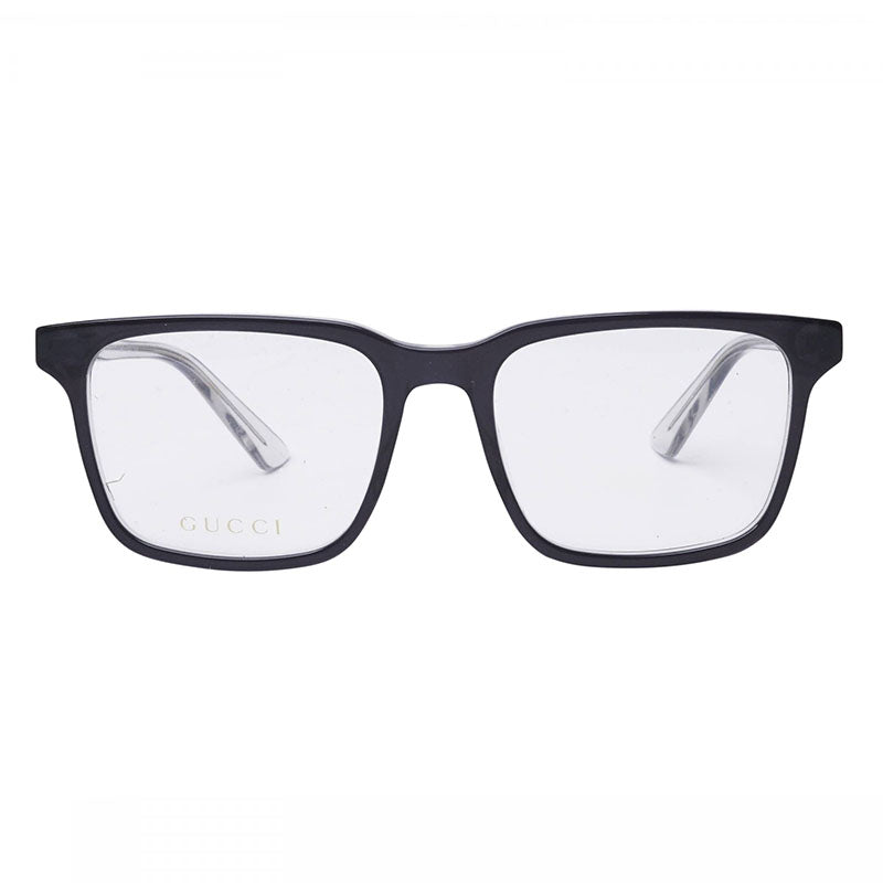 Gucci Eyeglasses Square Full Rim, Grey Frame and Clear Demo Lenses Lens GG1120OA002