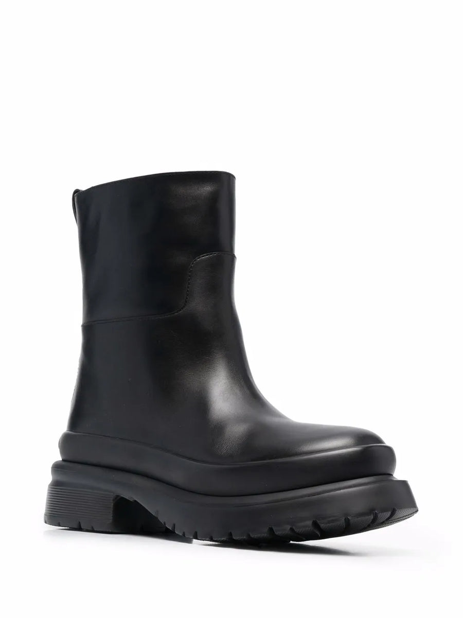 Valentino Garavani Rockstud Almond-Toe Ankle Boots